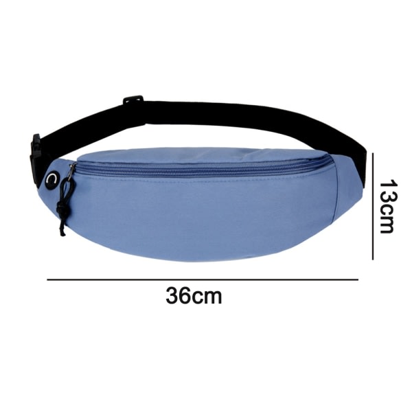 Running Waist Pack, justerbar, svettsäker träningsväska blue