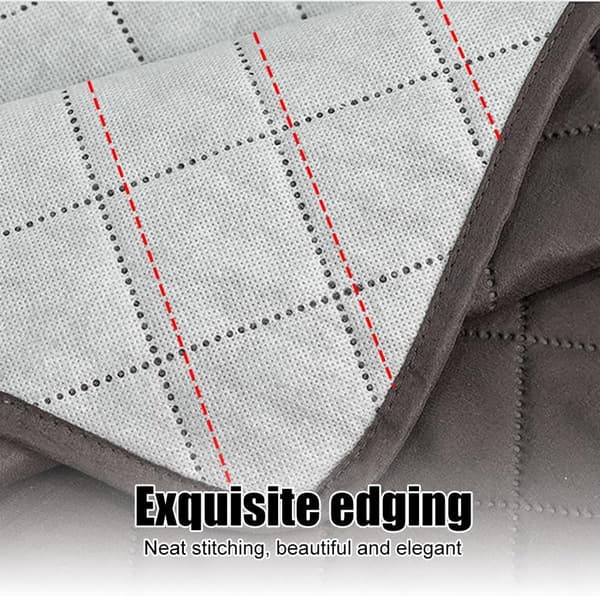 Sofaarmlene-organisering, bomullslin og polyester, 6 lommer, for sofaer og hvilestoler, stue, svart, 50 x 90 cm