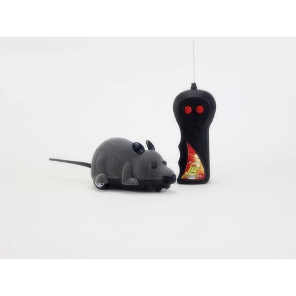 Electronic Remote Control Mouse, Toy Mouse for Kids, Grey（PA）
