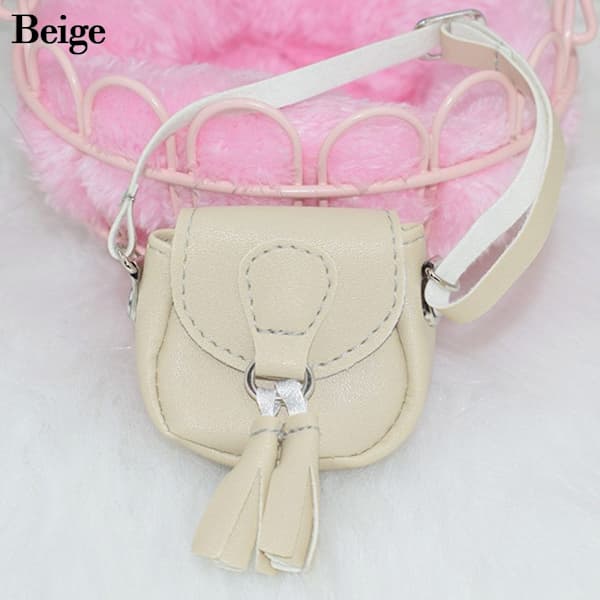 Docktillbehör 20CM Dockor Ryggsäck BEIGE Beige