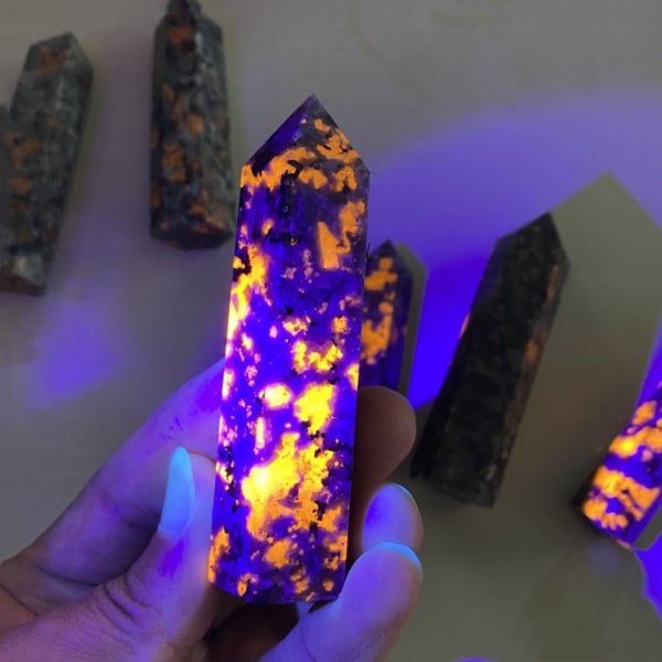 Firestone Kristallpelare Sexkantigt Kristalltorn 8CM-9CM 8cm-9cm 8cm-9cm
