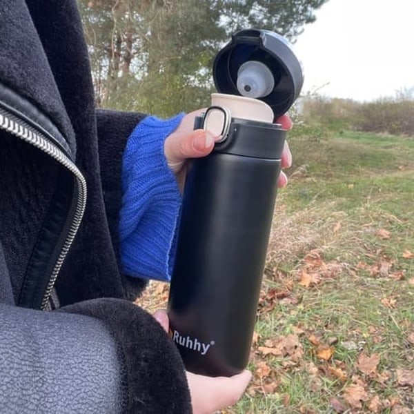 Termos med termometer - 420 ml—pa