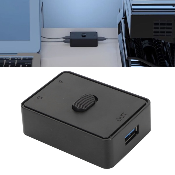 USB 3.0-svitsj 2 i 1 ut eller 1 i 2 ut toveis USB-svitsjvelger USB KVM-svitsj for tastatur mus skannerskriver