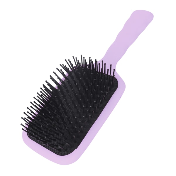 Detangling hårborste Nylon luftkudde massage kammar för kvinnor Våttorrt Tjockt hår Lila