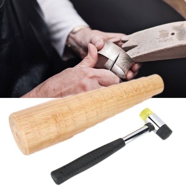Armbandstillverkning Stick Armring Dorn Hammer Tool Set Smyckenstillverkningsverktyg( )