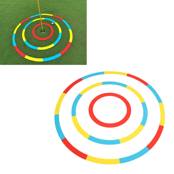3 stk Golf Target Circle Golf Green Putting Pitching Target Indicator Circle Training Aid