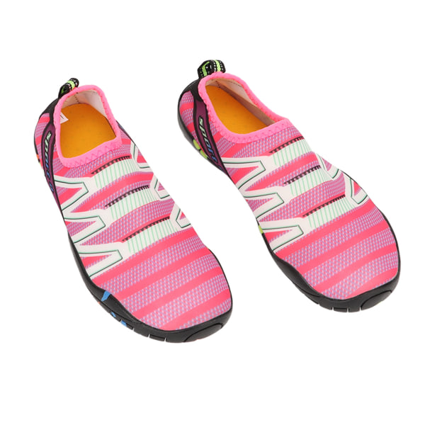 Damedykkersko Letvægts åndbar udendørs snorkelsko Hurtigtørrende lyserøde sko til strandstrømssporing Vandring 36