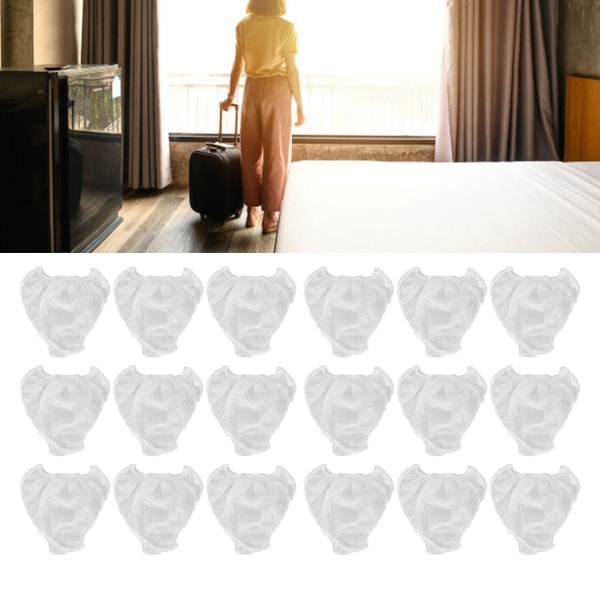 50 stk Unisex engangsundertøj Hvide nonwoven rejsetrusser til udendørs rejser Skønhedssalon Hotel