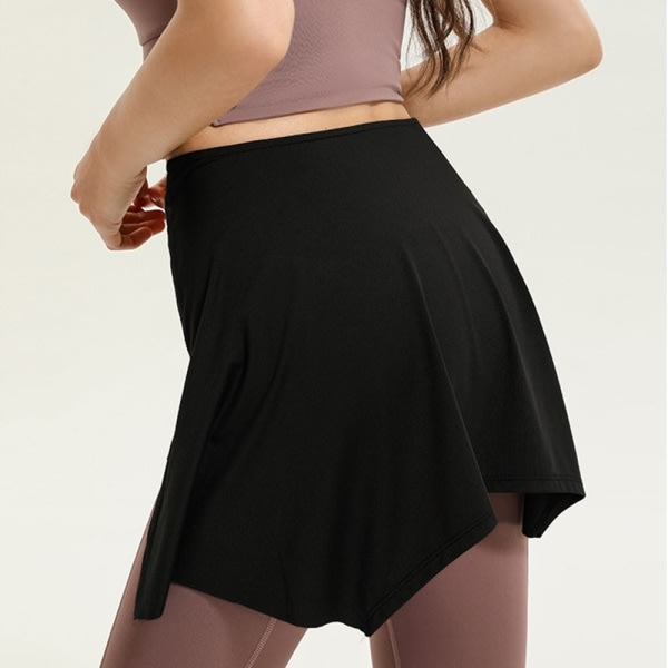 Ballet nederdel Dekorativ falsk skjorte SORT Sort Black