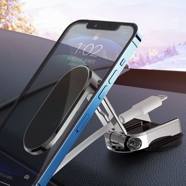 Magnetisk Biltelefonholder Bilmontering SORT