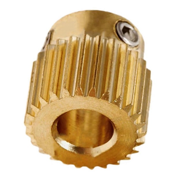 6st Robust 3D-skrivardelar Drivrutin 26-tandat drev Mässing Extruderhjul Drev för skrivare -10 -10S S4.pa