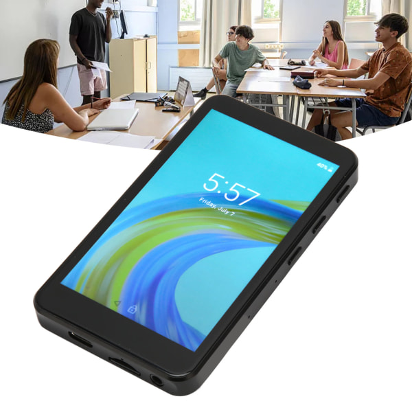 Bluetooth 5.0 MP4-afspiller Professionel AI Smart HD Støjreduktion WiFi Digital stemmeoptager til Android 8.1 8GB
