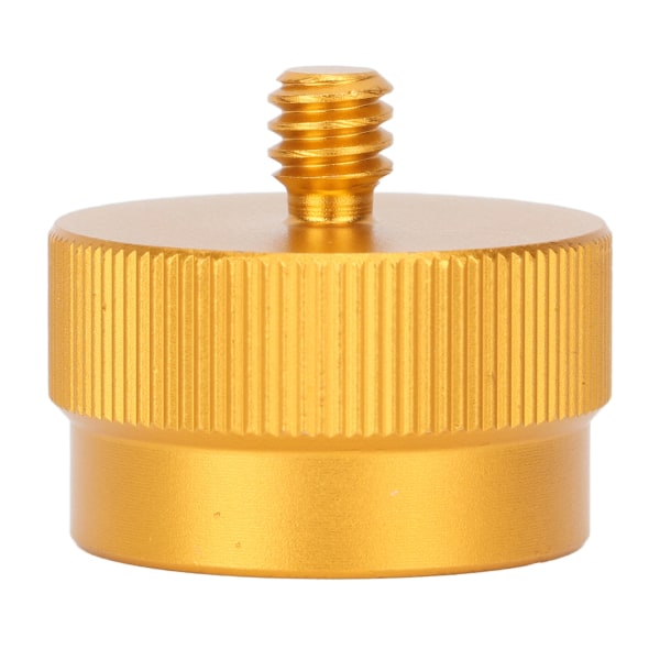 Gasstankadapter Propan ladeventil Universal Outdoor Camping Flat Canister Converter 1/4in Gold