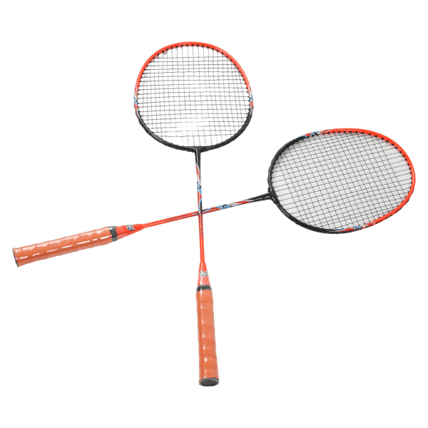 2-spillers badmintonracketsett Ferrolegering integrert for nybegynneramatør primærtrening