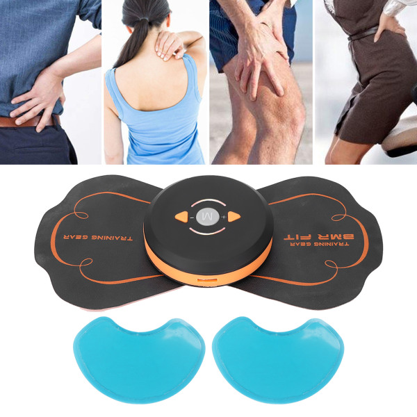 Mini Cervical Massager EMS Massasje-klistremerke Multifunksjonell EMS Abdominal Toning Patches Muskeltrener