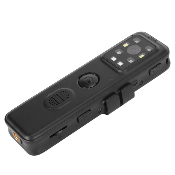Mini Wearable Camera 1080P 0,78 tommer skærm Night Vision Loop-optagelse WiFi Back Clip Videooptager til retshåndhævelse