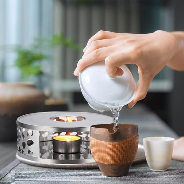 Tekandevarmer Tekandevarmer med Te-lys til Te- og Kaffebeholdere 15 x 5 cm