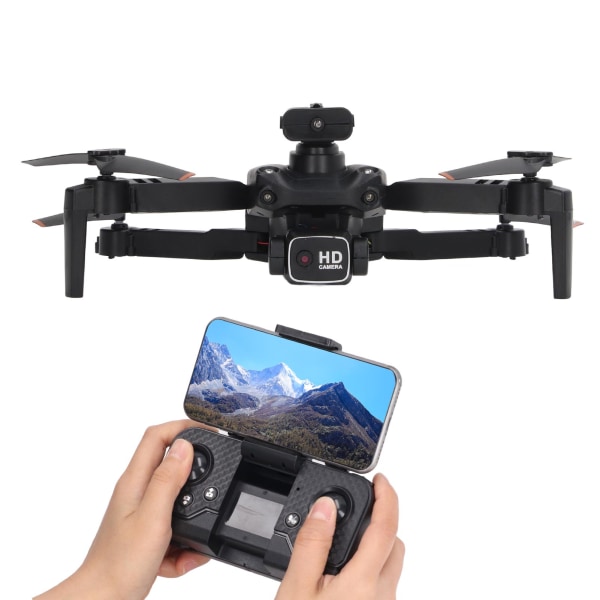 4K dobbeltkameraer Drone Fem retninger Undgåelse Wifi Quadcopter Legetøj til luftfotografering