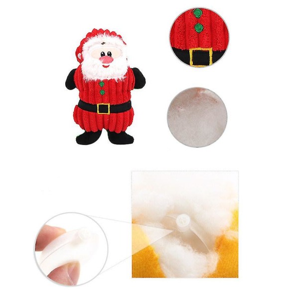 1 st Pet Christmas Series Slipande tänder resistent söt docka