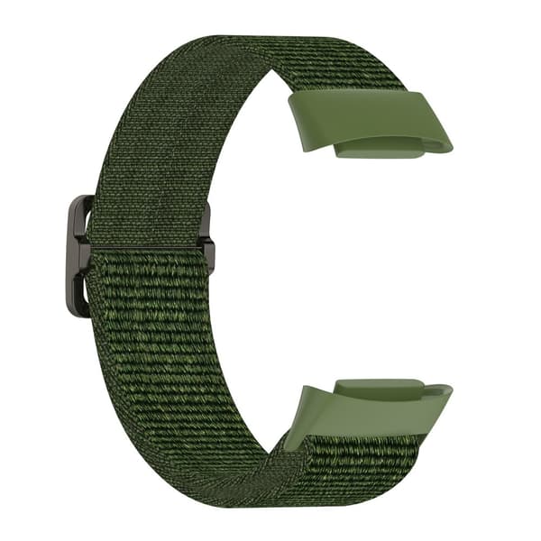 Fitbit Charge 6 / 5 Ranneke Säädettävä Nylon Vihreä 20