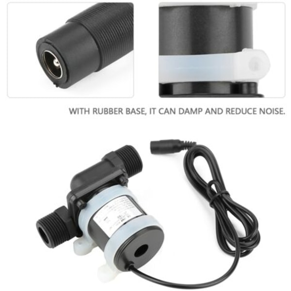 Mini DC Cirkulerende Boost Vandpumpe 12V -40℃ 100℃--.pa
