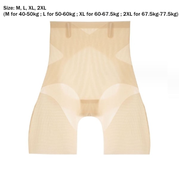 Ultra-tynne kjølebukser Tummy Control Shapewear NUDE XL Nude XL