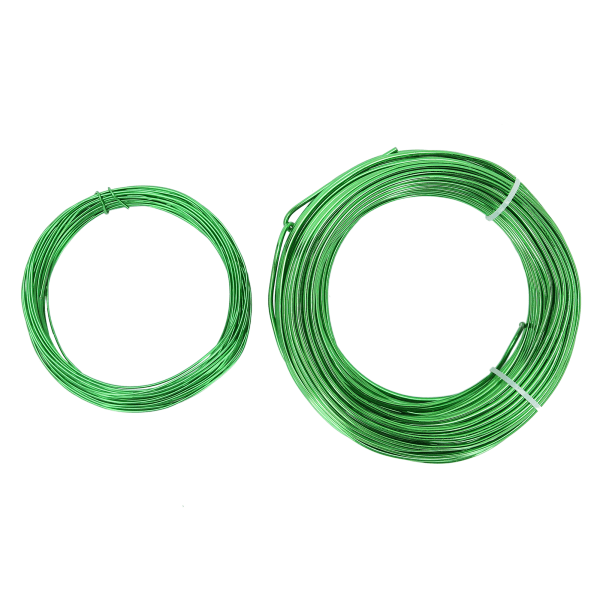 Grön aluminiumtråd flexibel smycken pärltråd smycken hantverkstillbehör 20m