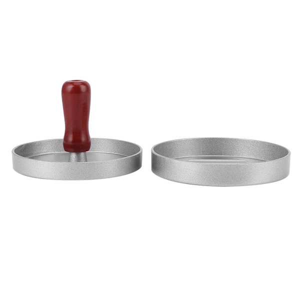 Rund Aluminiumlegering NonStick Hamburger Köttpressform
