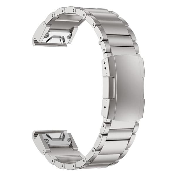 Klockarmband 26 mm Titan Metall Silver 89