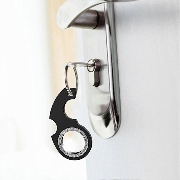 2 kpl Avaimenperät, Spinner Fidget Sormus Leikki, Avaimenspinner, Pyörivä Avaimenperä