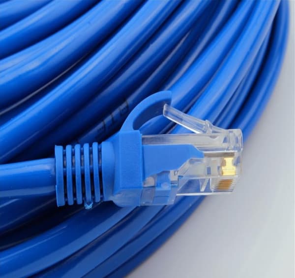 400 cm Cat5e 1000 Mbps Ethernet / Netværkskabel - Blå
