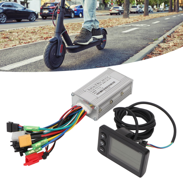 17A 3 modus sinusbølgekontrollsett med S866 panel elektrisk sykkel børsteløs motorkontroller for modifikasjon av elektrisk scooter