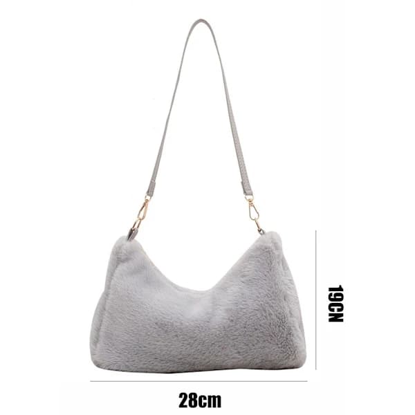 Dammode Skuldertasker Dame Armhule Tasker BRUNE brun
