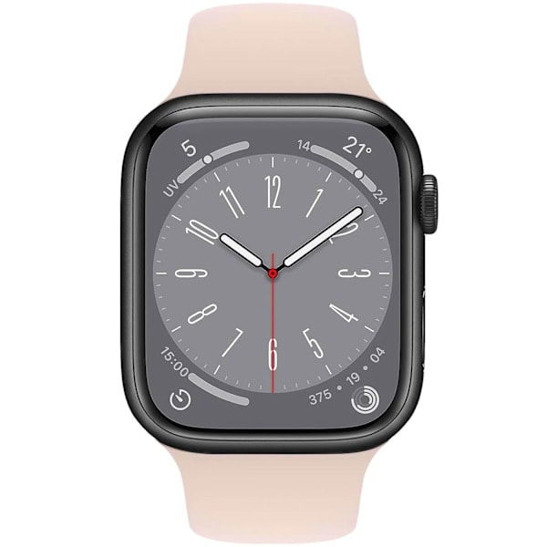 Armbånd til Apple Watch 42/44/45mm Silikon Rosa