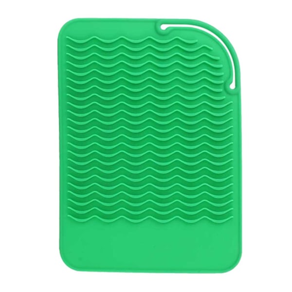 Lämmönkestävä lämmöneristystyyny taitettava matto sähköiseen hiusrullapukuun (vihreä)