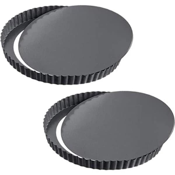 2 stk. Paiformer, Avtakbare Non-Stick Runde Paiformer