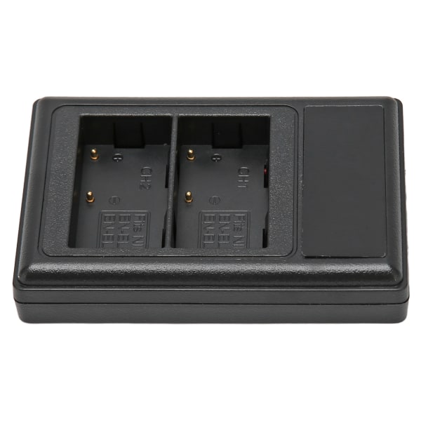 Kamera Batterioplader USB Dobbelt batterioplader med Power Display til Nikon D90 D80 D90s D700 D300 D300S D200 D70 D50