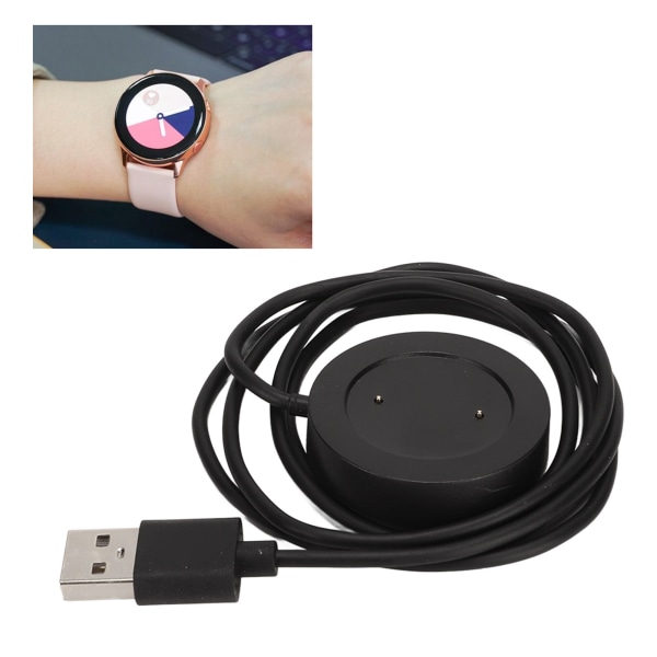 Trådløs Smartwatch Lader 1m ABS Multi Protections Smartwatch Ladedokking for VIVO Watch 2 WA2156A Svart