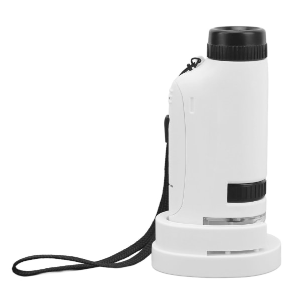 2211 lille håndholdt mikroskop med rundt håndtag 60X til 120X minilommemikroskop med LED-lys