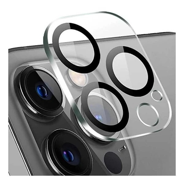 2-PACK iPhone 14 Pro / 14 Pro Max Kamerabeskyttelse Transparent