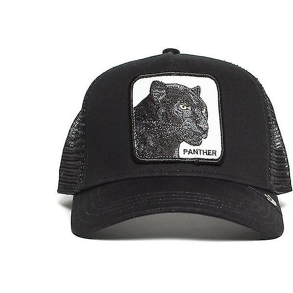 Black Panther Animal Fashion Mesh Cap Baseball Cap Trucker Cap 1 St