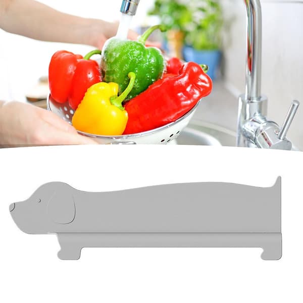Köksbänksstänkskydd för diskbänkar Vattentätt Värmebeständigt Grå Robust Design