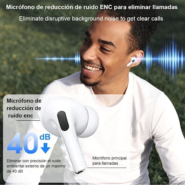 Trådløse In-ear Hodetelefoner Bluetooth Universal