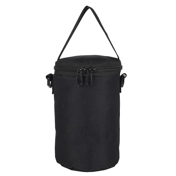Utendørs camping piknik gass tank oppbevaringsveske Beskyttelse for etui Bærbar vannflaske beskyttelse Lykt oppbevaringspose Small Black