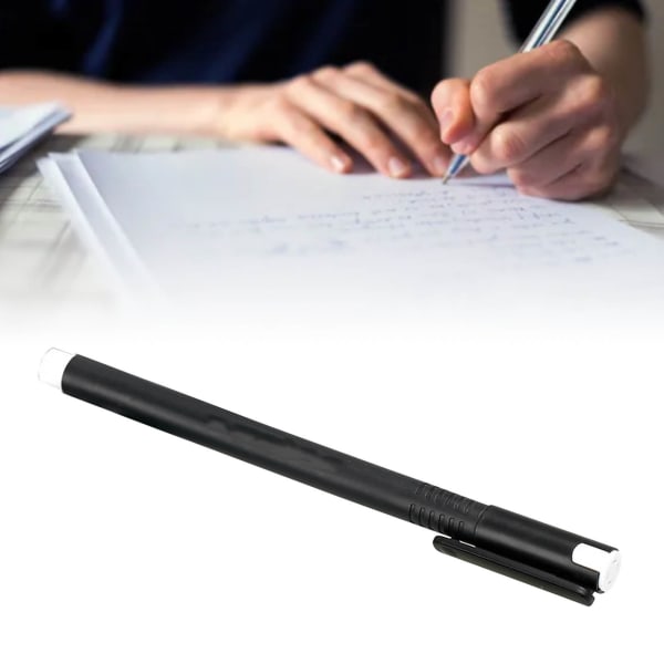 Gelpenn 0,5 mm stil med høy glatthet Bokklipsdesign Enkelt Komfortabelt grep Blekkpenn for kontor Shcool Home Svart 0,5 mm
