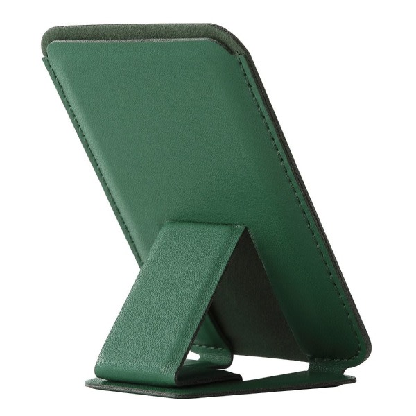 Mag Säker plånbok med ställ Telefonkortshållare GRÖN MAGNETISK grön Magnetisk-Magnetisk green Magnetic-Magnetic