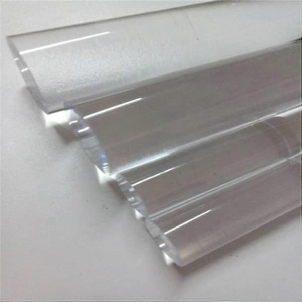 3mmx250mm Rund Form Solid Akrylstav Pmma Extruderad Bar Klar 4st.pa