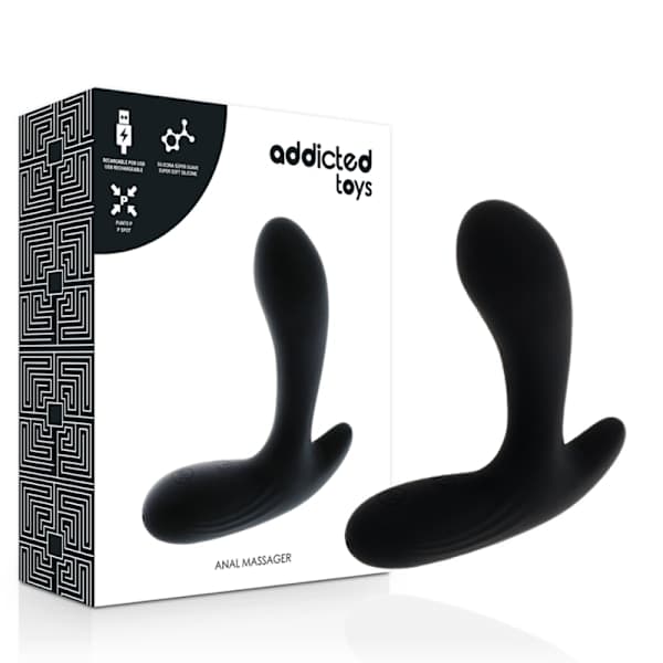 Addicted Toys - Anal Massager Svart Vibration