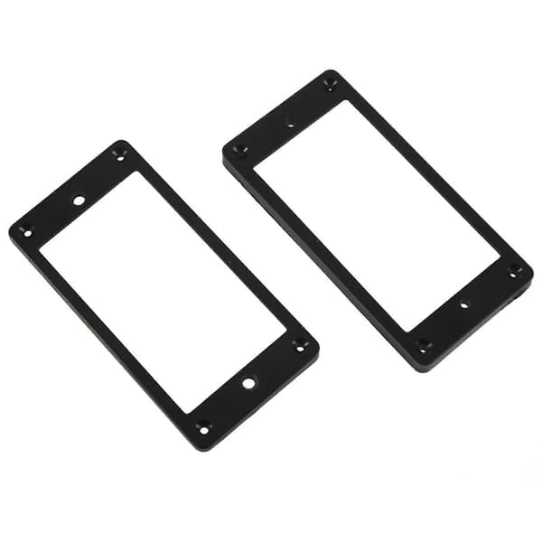 4 stk. Flat Humbucker Pickup Monteringsring Ramme ABS for Elektrisk Gitar.pa