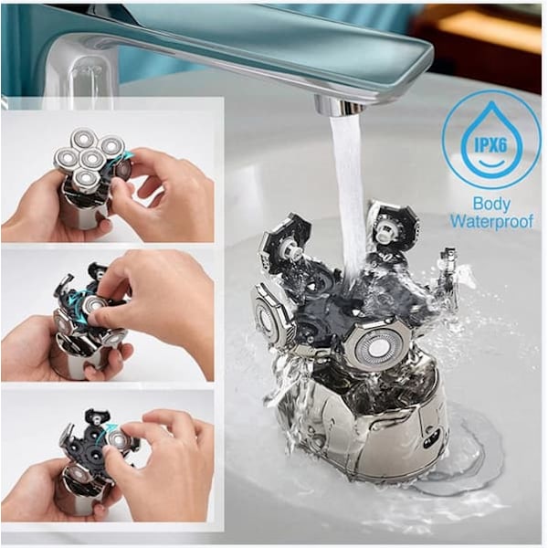 6-i-1 barbermaskin / trimmer for hode og ansikt—pa